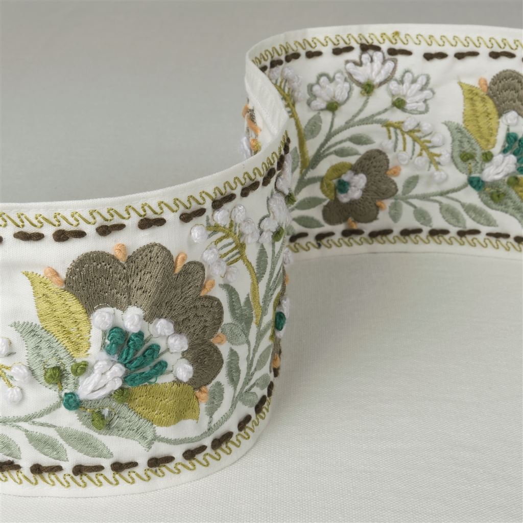 Enamel Flower Celadon