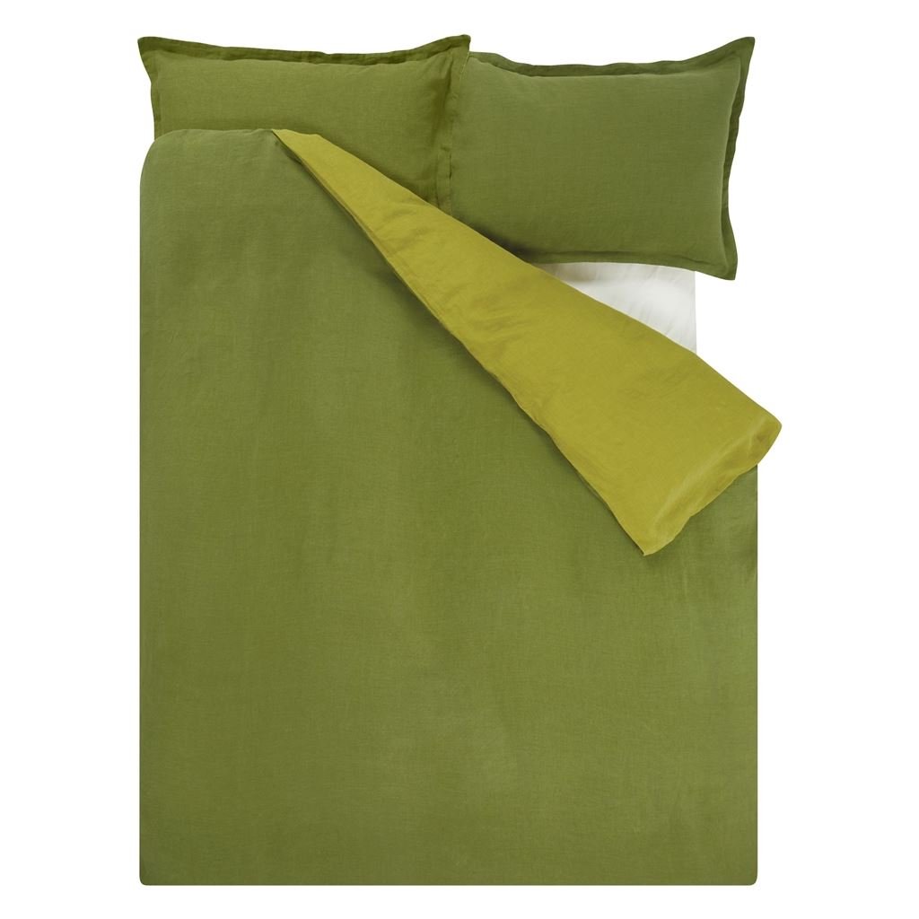 Biella Olive & Lime Double Duvet Cover