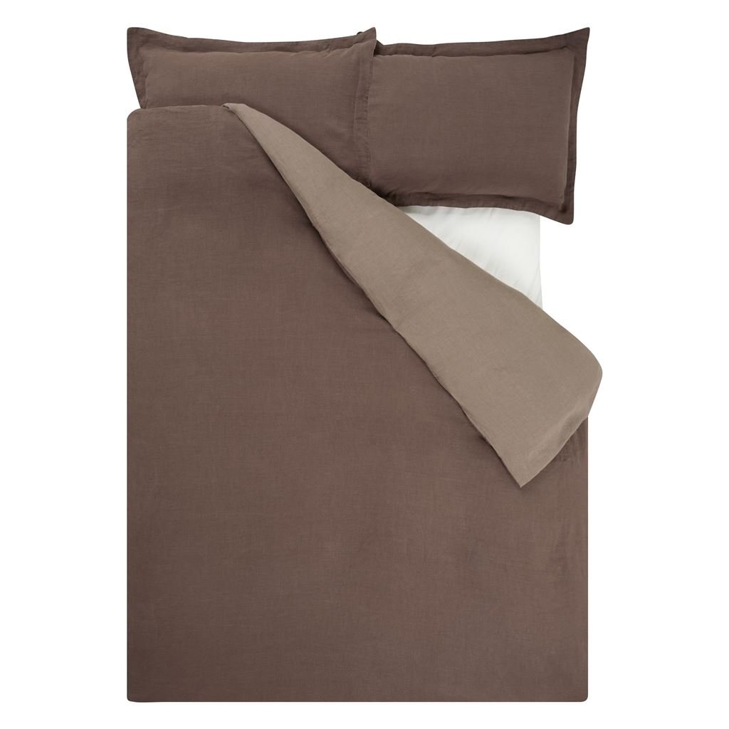 Biella Cocoa & Roebuck King Duvet Cover