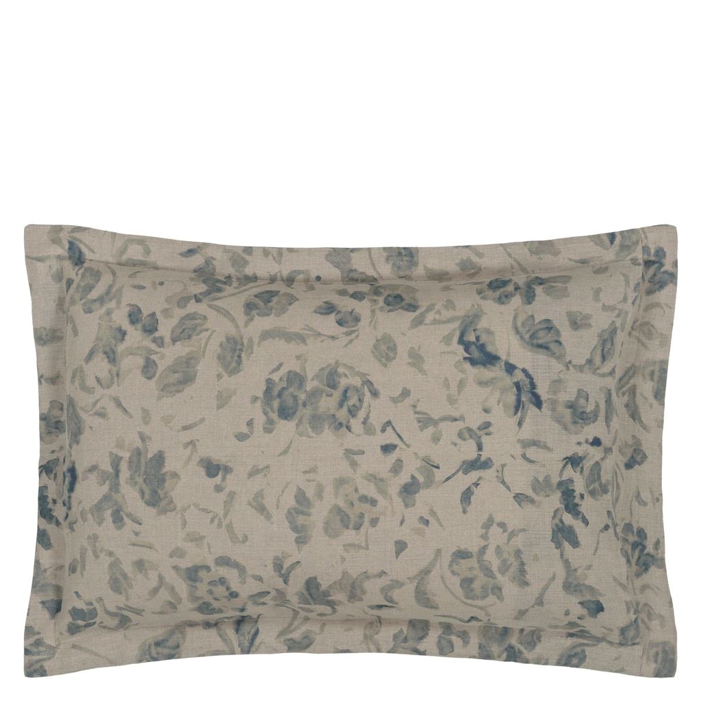 Hirigana Indigo Pack of 2 Pillowcase - Reverse