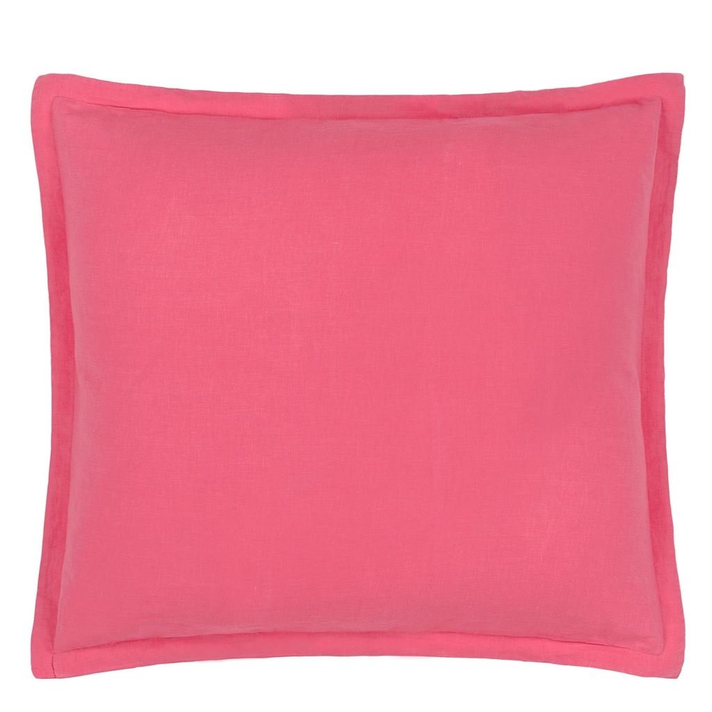 Biella Cerise & Hibiscus European Pillowcase - Reverse