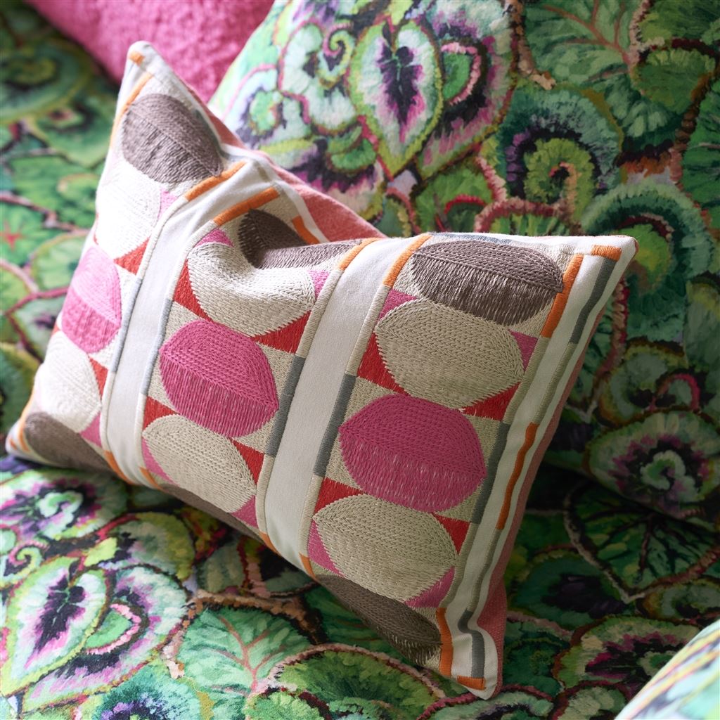 Kushime Fuchsia Cotton Cushion