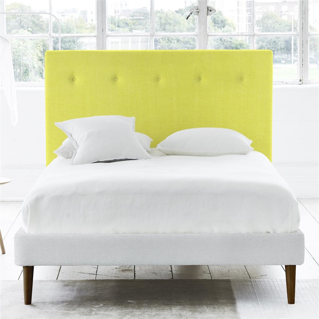 Polka Double Headboard - Self Buttons - Brera Lino Alchemilla