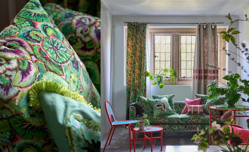 DESIGNERS GUILD PRINTED FABRIC