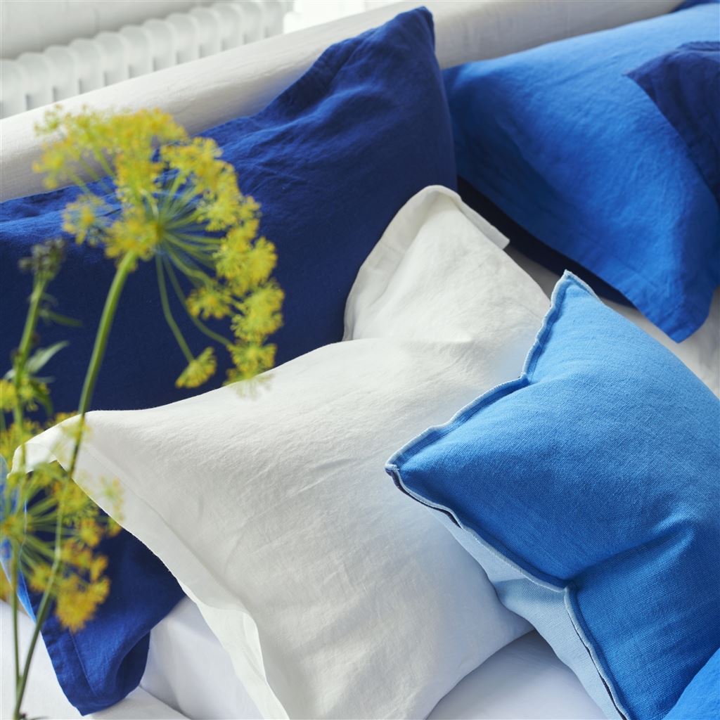 Biella Indigo & Lagoon Linen Bed Linen