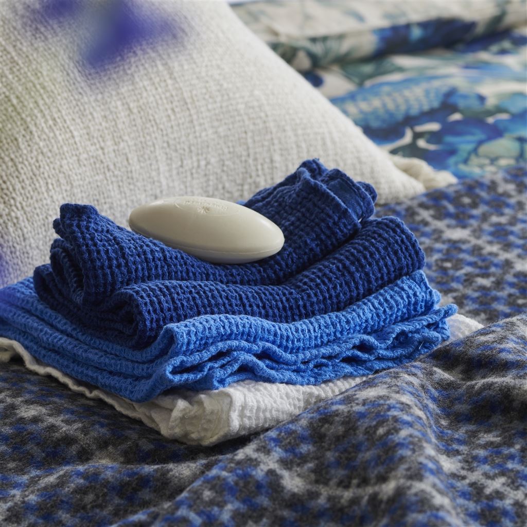 Moselle Cobalt Towels