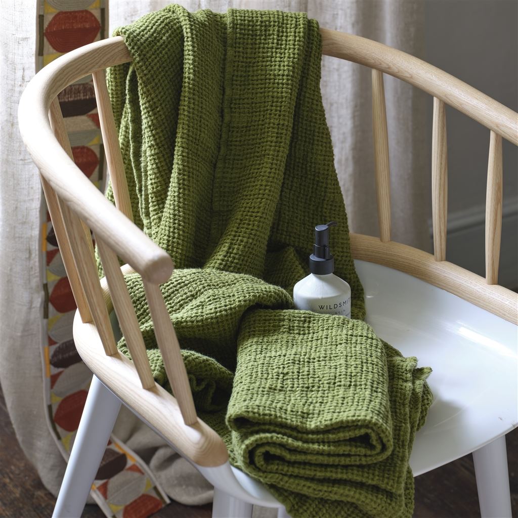 Moselle Olive Towels