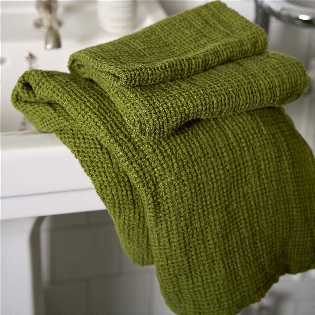 Moselle Olive Towels