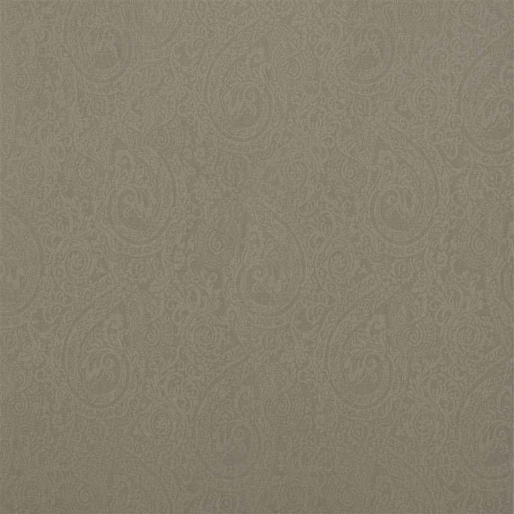 florence linen damask - ivory