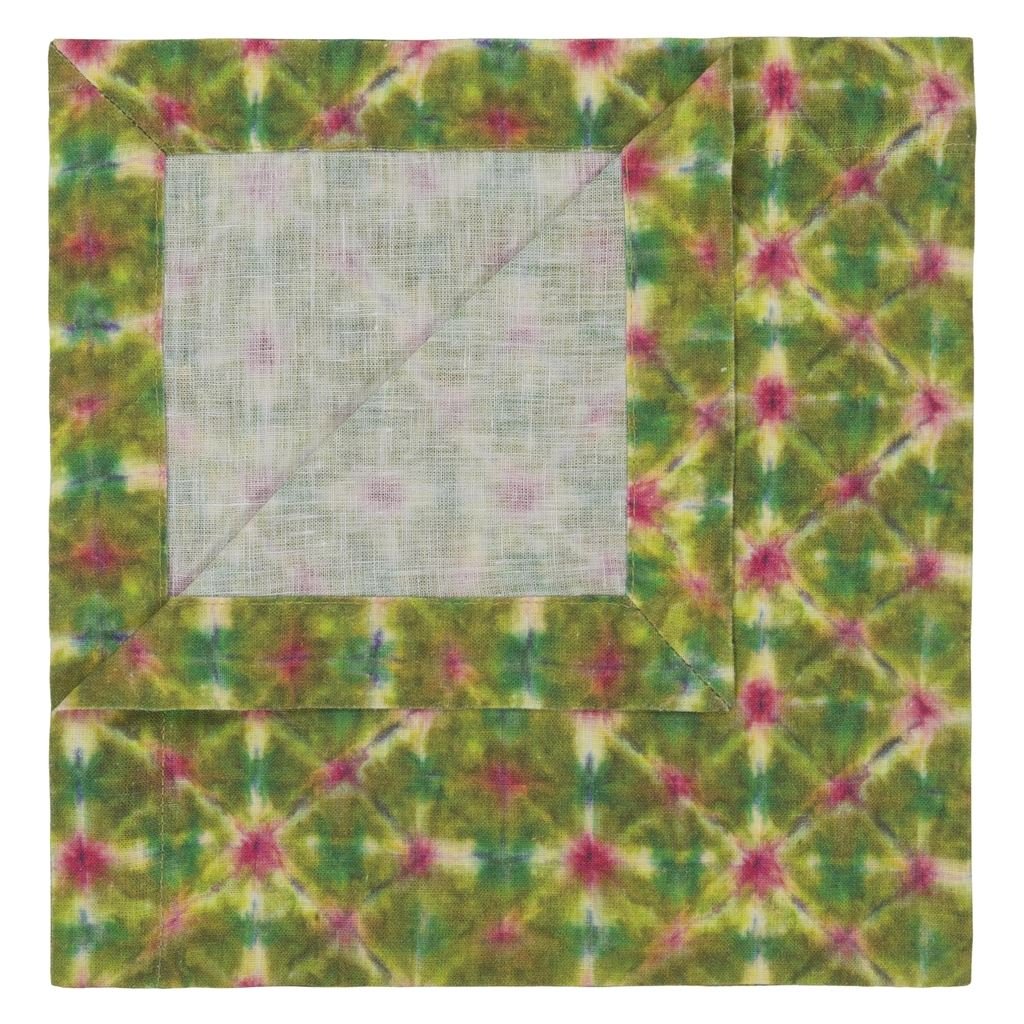 Shibori Lime Napkin