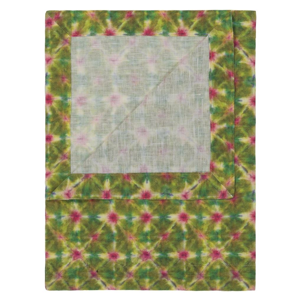 Shibori Lime Placemats - Set of 4