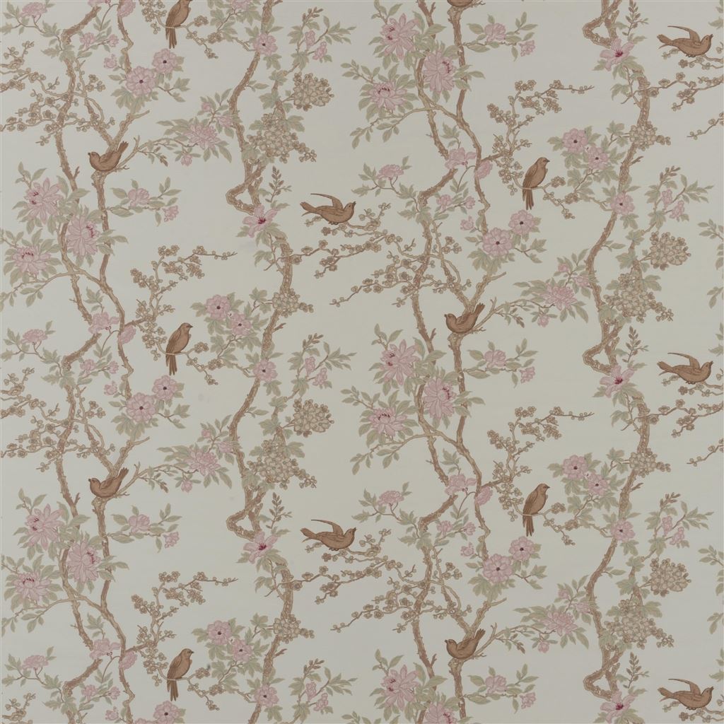 Marlowe Floral Silk - Latte Cutting