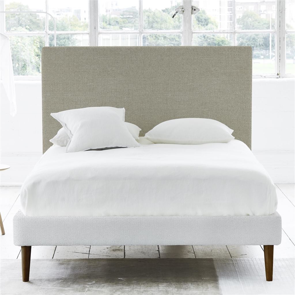 Square Single Headboard - Brera Lino Pebble