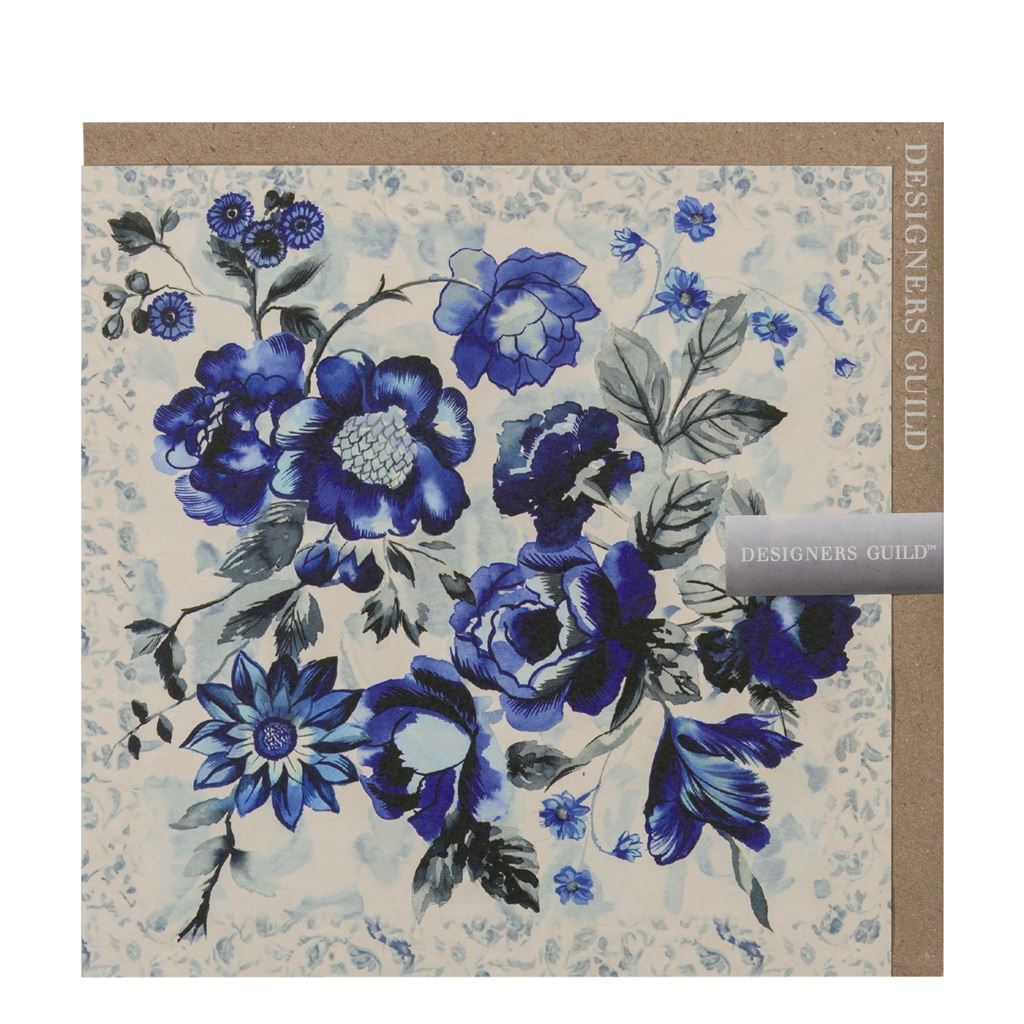 Indigo Greeting Cards Set Of 4