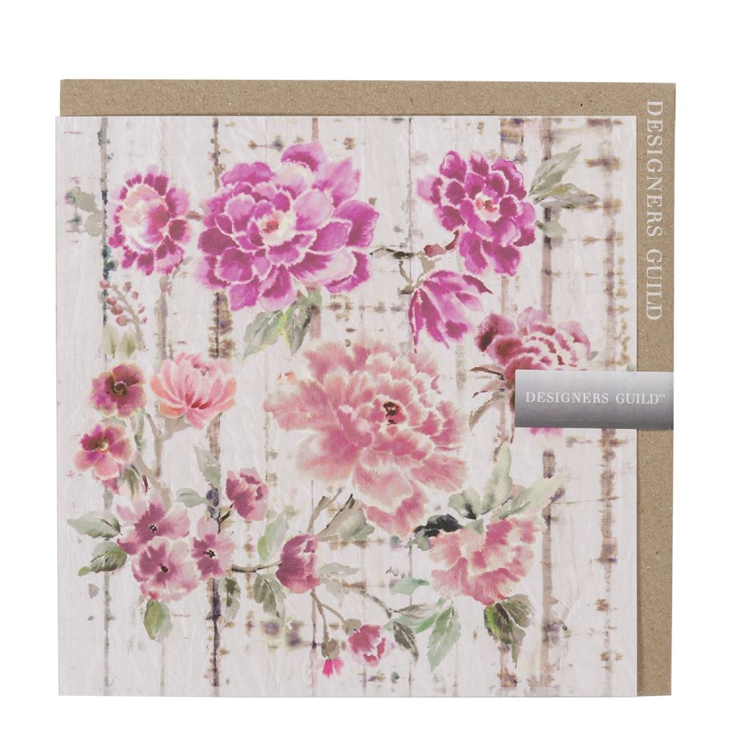 Peony Greeting Cards Set Of 4