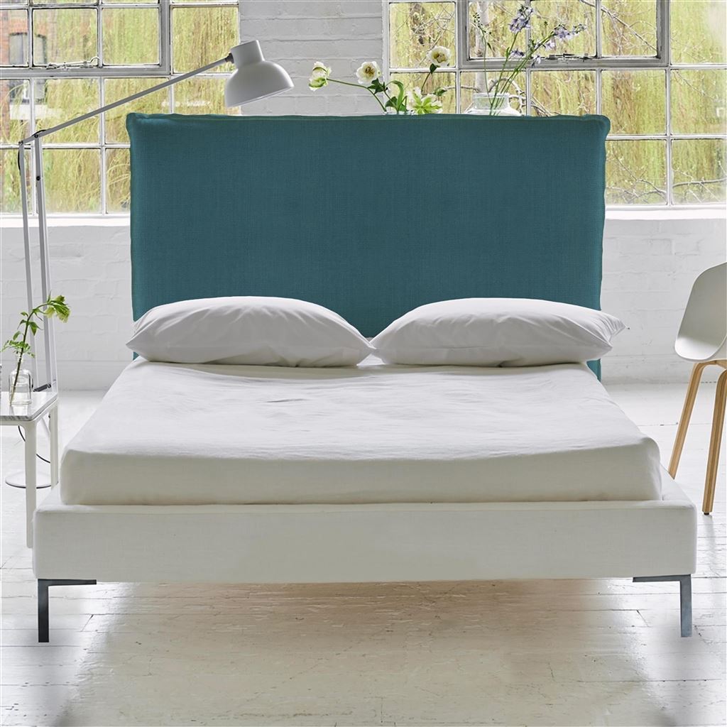 Pillow King Headboard - Brera Lino Ocean