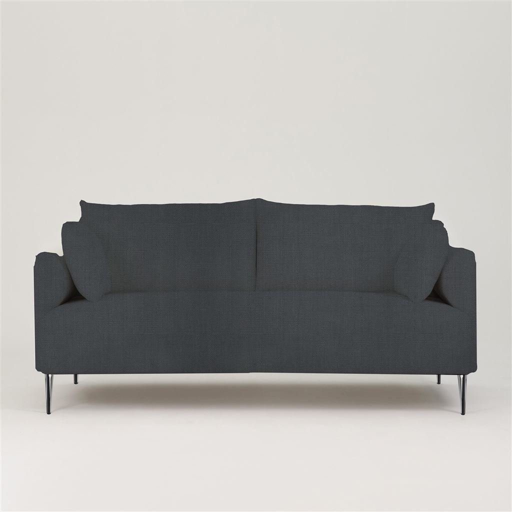 Positano 2.5 seater - Polished Steel Legs - Brera Lino Dusk