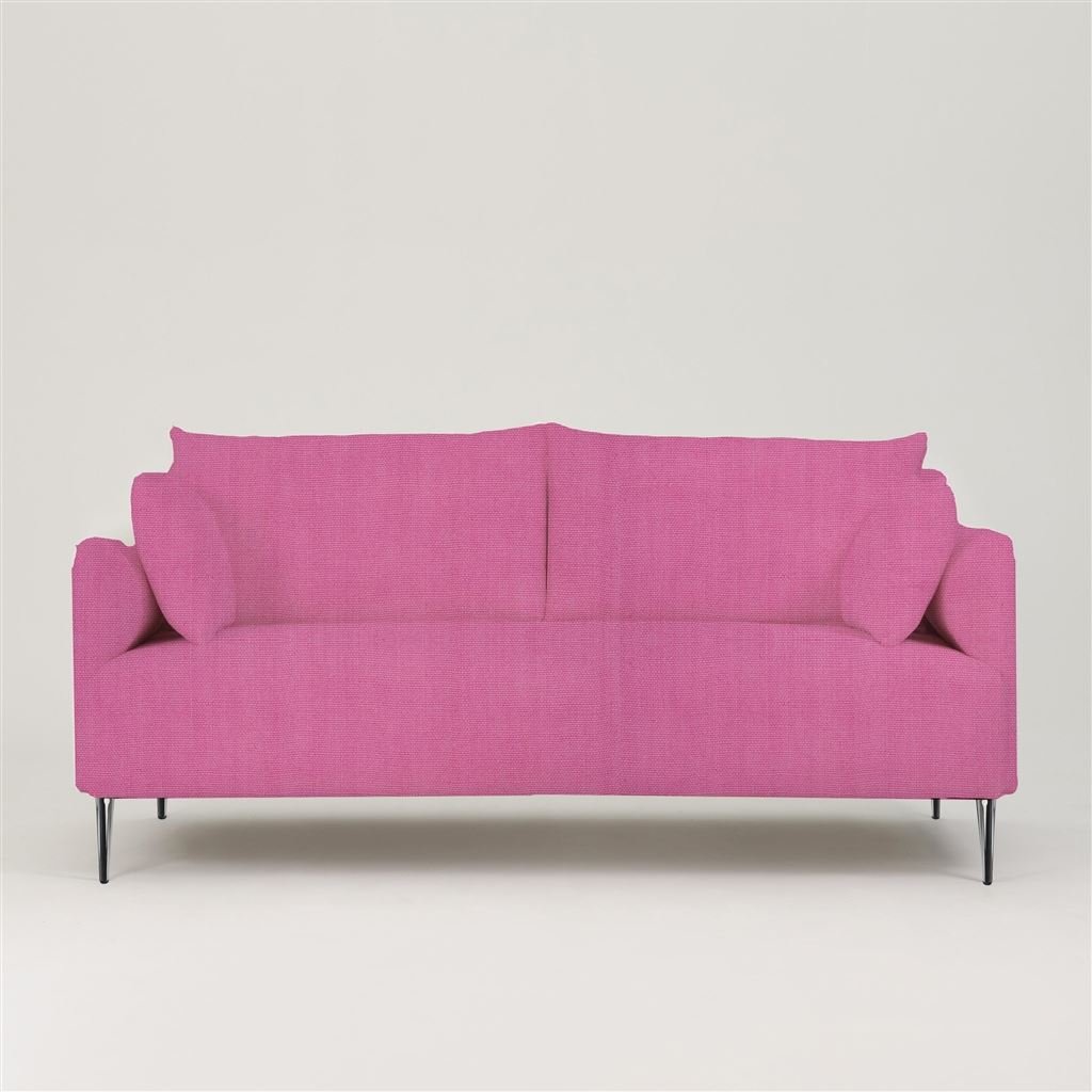 Positano 2.5 seater - Polished Steel Legs - Brera Lino Peony