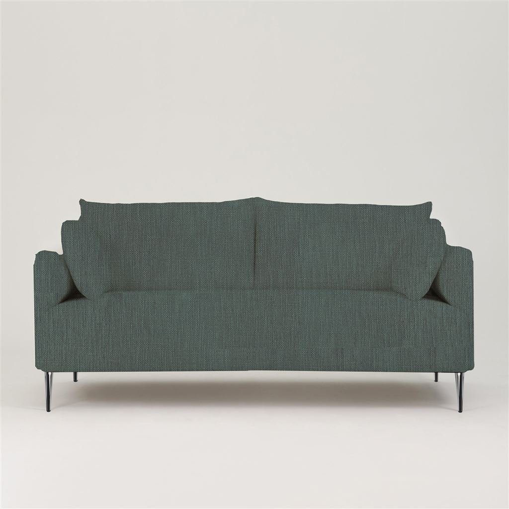 Positano 2.5 seater - Polished Steel Legs - Tortona Cadet