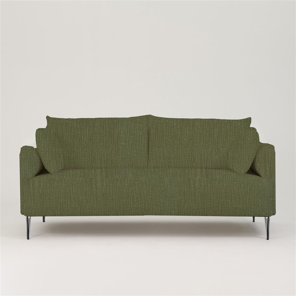 Positano 2.5 seater - Polished Steel Legs - Tortona Cedar