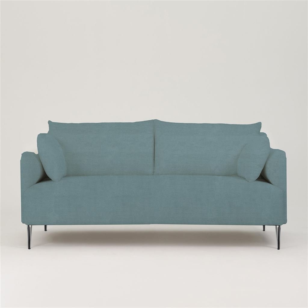 Positano 3 seater - Polished Steel Legs - Brera Lino Mist