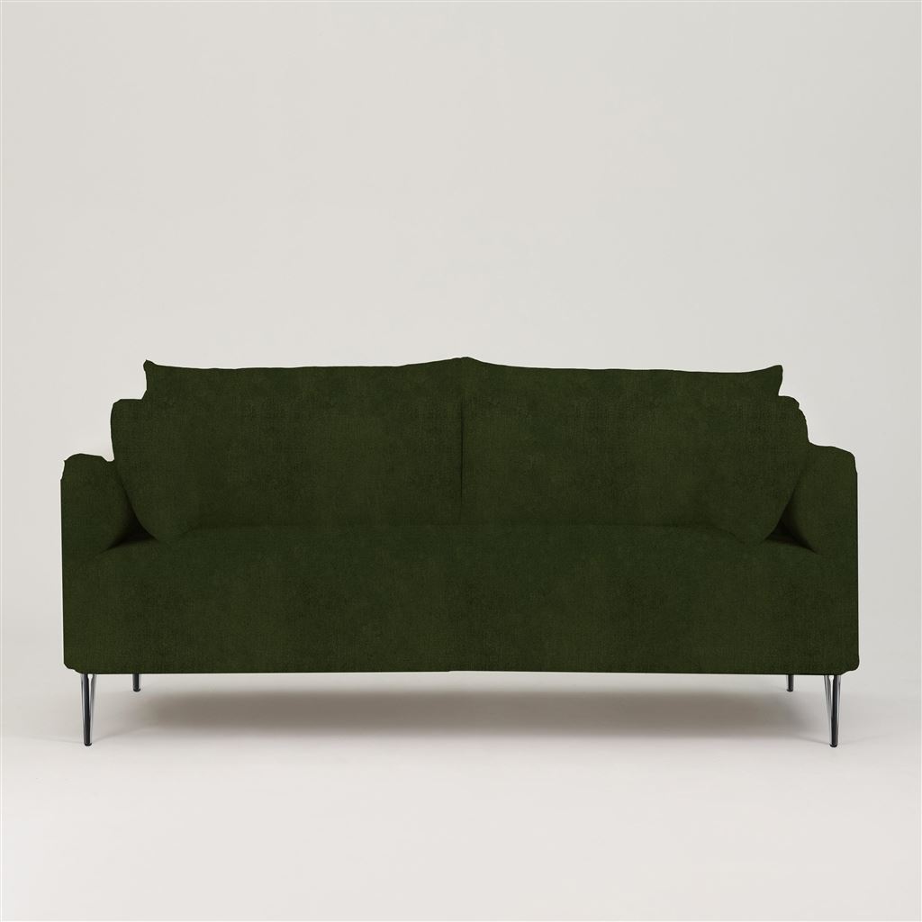 Positano 3 seater - Polished Steel Legs - Tarazona Forest