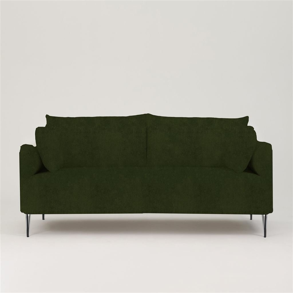 Positano 2.5 seater - Polished Steel Legs - Tarazona Forest