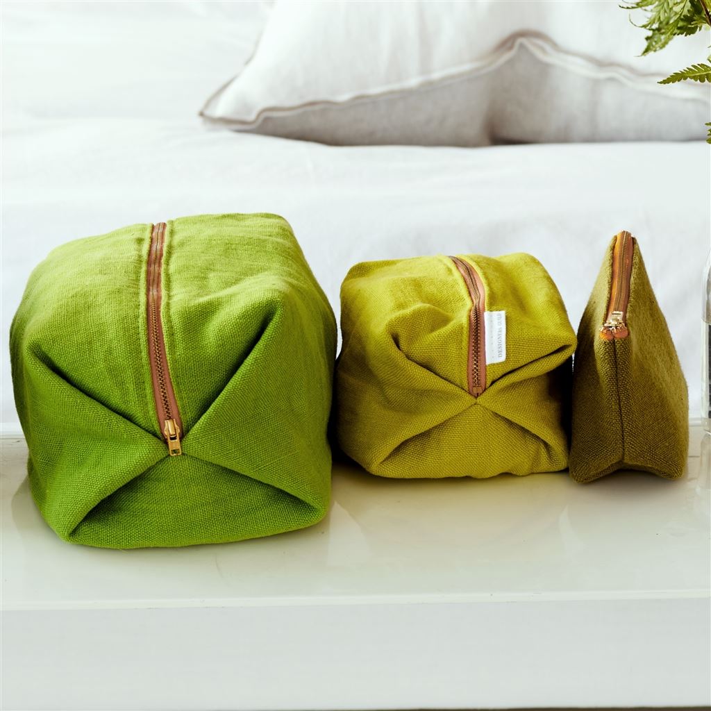 Brera Lino Lime Medium Washbag