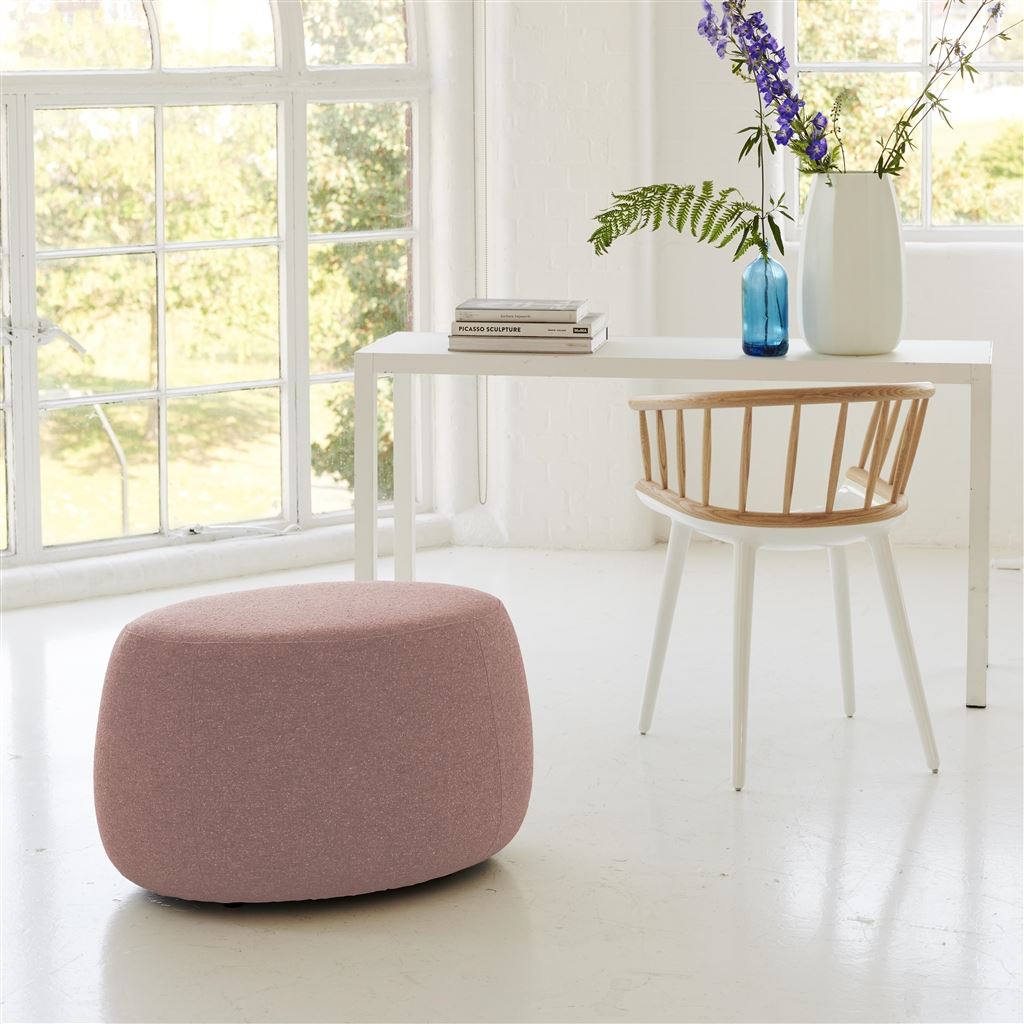 Maranello - Small/Tall Ottoman - Tarazona Rose