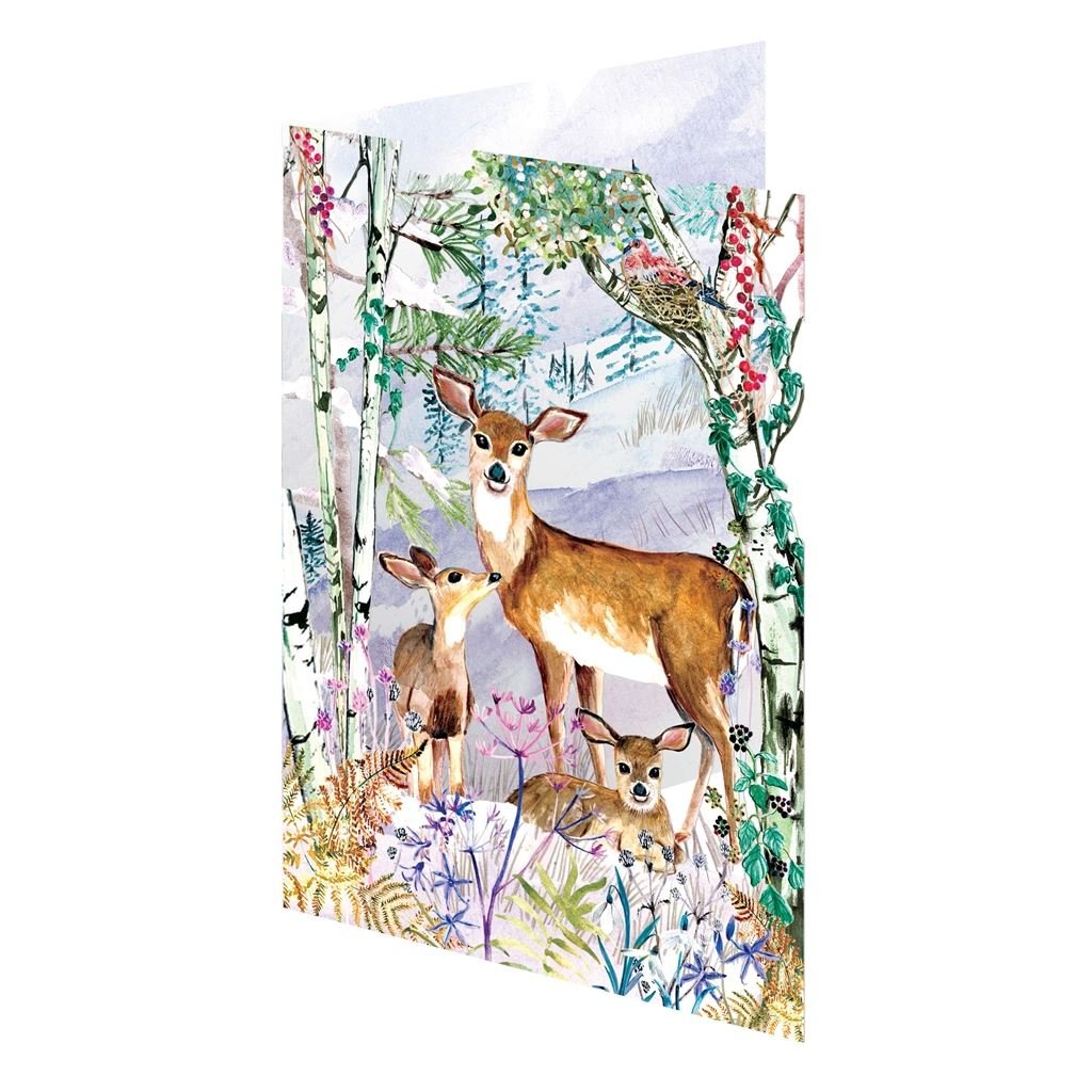 Wild Winter's Song Deer Christmas Cards