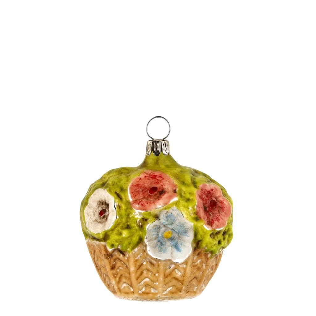 Flower Basket Christmas Decoration