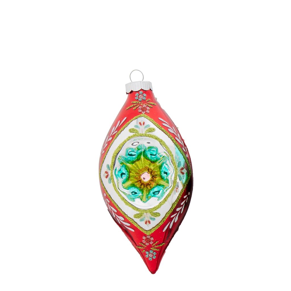 Tulip Reflector Christmas Ornaments Set Of 4 