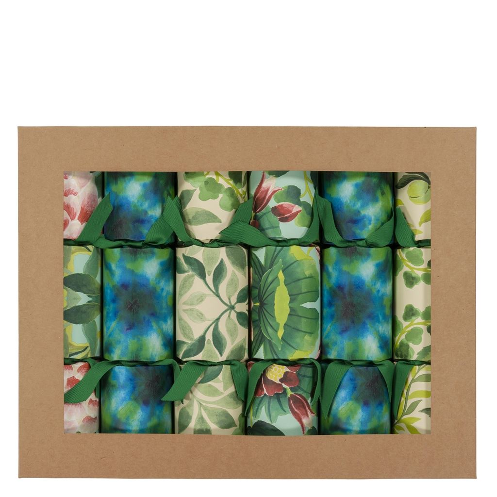 Ikebana Emerald Christmas Crackers