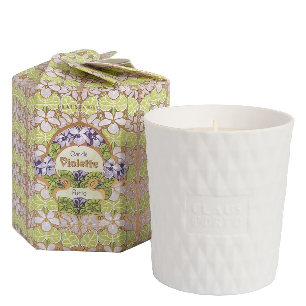 Claus Porto Violette Spring Flowers Candle