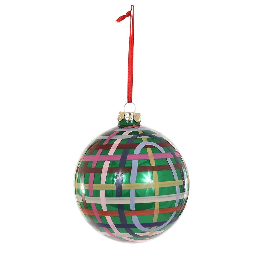 Emerald Colourful Bauble Christmas Decoration