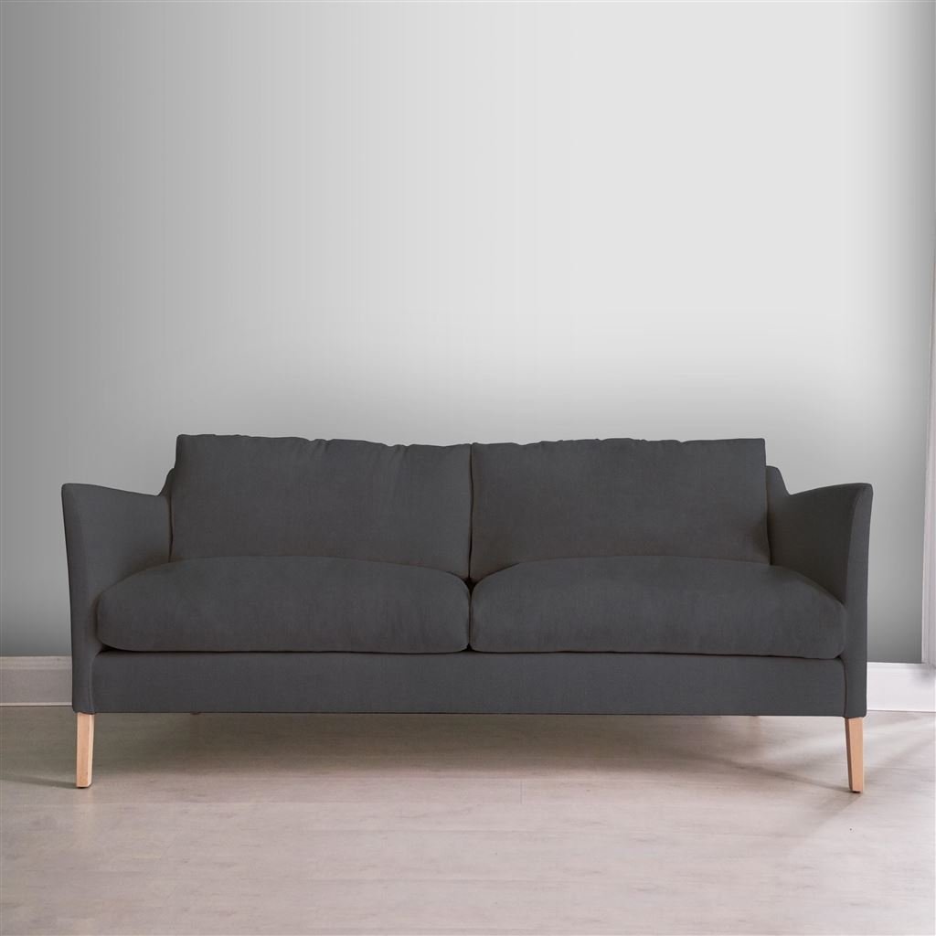 Milan 2.5 Seat Sofa - Cassia - Granite - Beech Leg