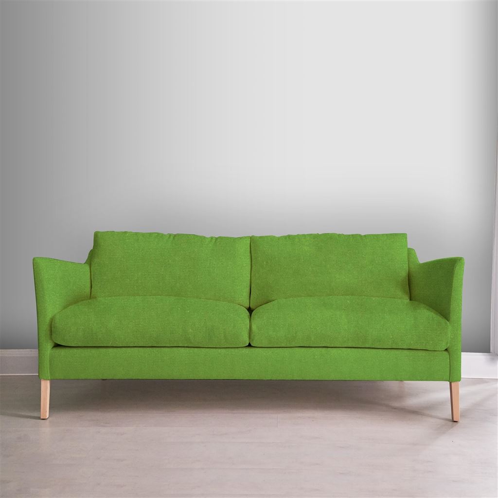 Milan 2.5 Seat Sofa - Cassia - Grass - Beech Leg