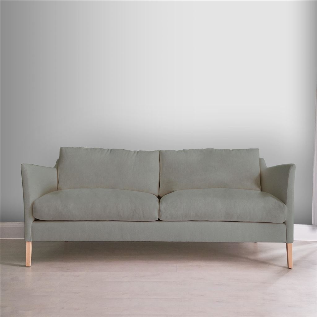 Milan 2.5 Seat Sofa - Cassia - Zinc - Beech Leg