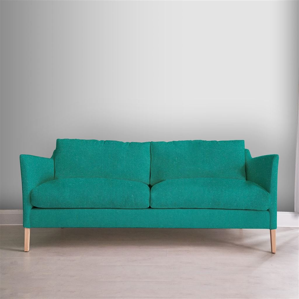 Milan 2.5 Seat Sofa - Cassia - Ocean - Beech Leg