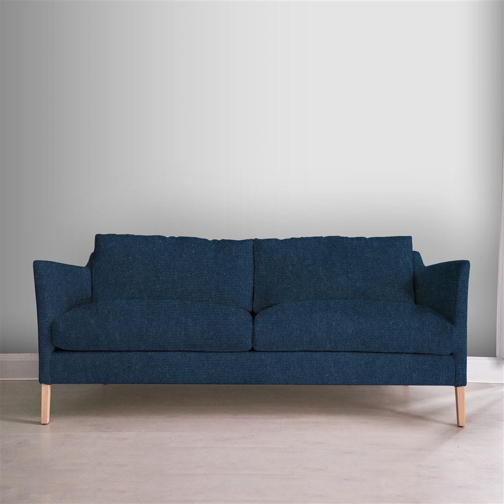 Milan 2.5 Seat Sofa - Cassia - Prussian - Beech Leg