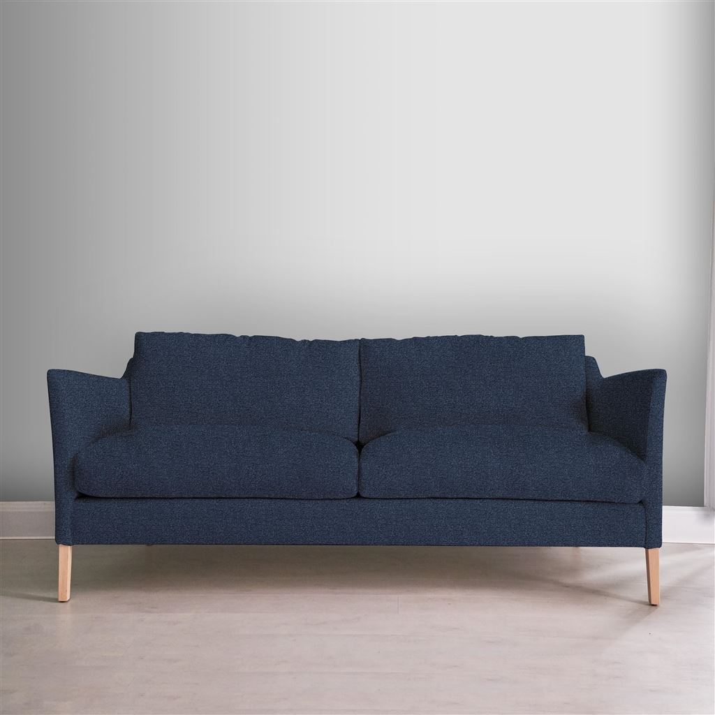 Milan 2.5 Seat Sofa - Aria - Delft - Beech Leg