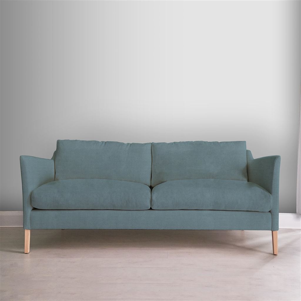 Milan 2.5 Seat Sofa - Brera Lino - Mist - Beech Leg