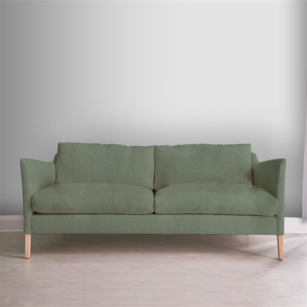 Milan 2.5 Seat Sofa - Brera Lino - Thyme - Beech Leg