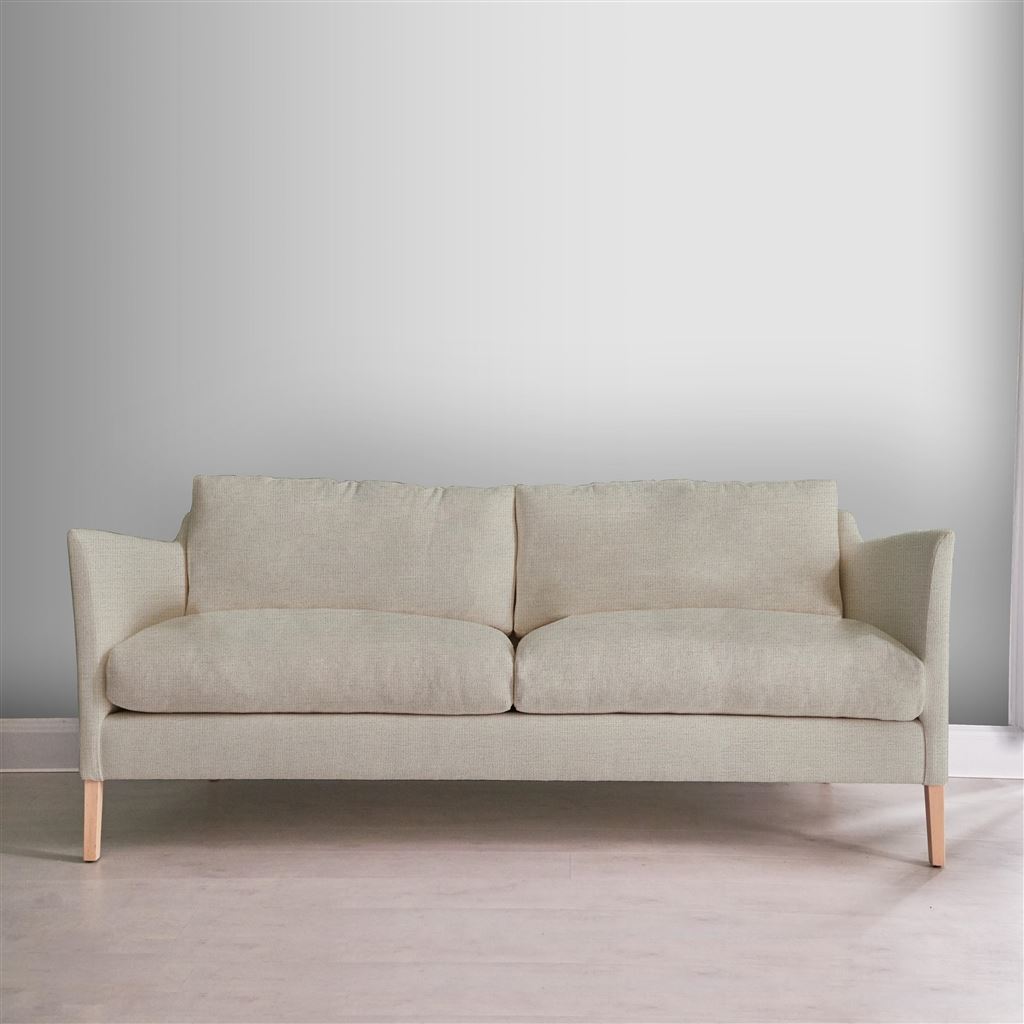 Milan 2.5 Seat Sofa - Tarazona - Chalk - Beech Leg