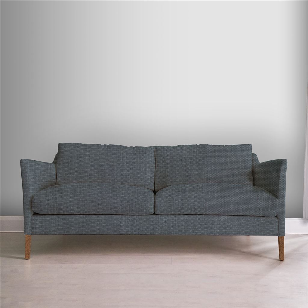 Milan 2.5 Seat Sofa - Tortona - Dusk - Walnut Leg