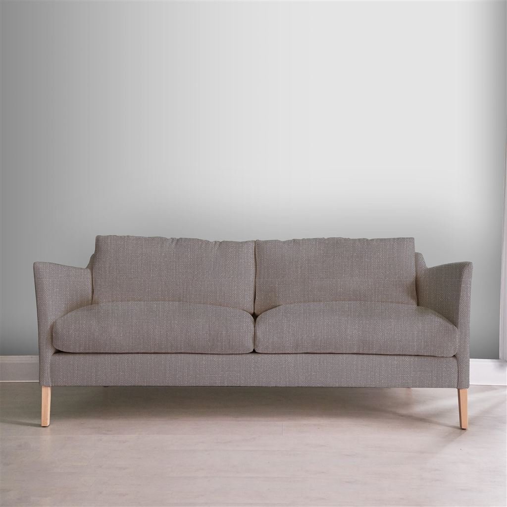 Milan 2.5 Seat Sofa - Tortona - Zinc - Beech Leg