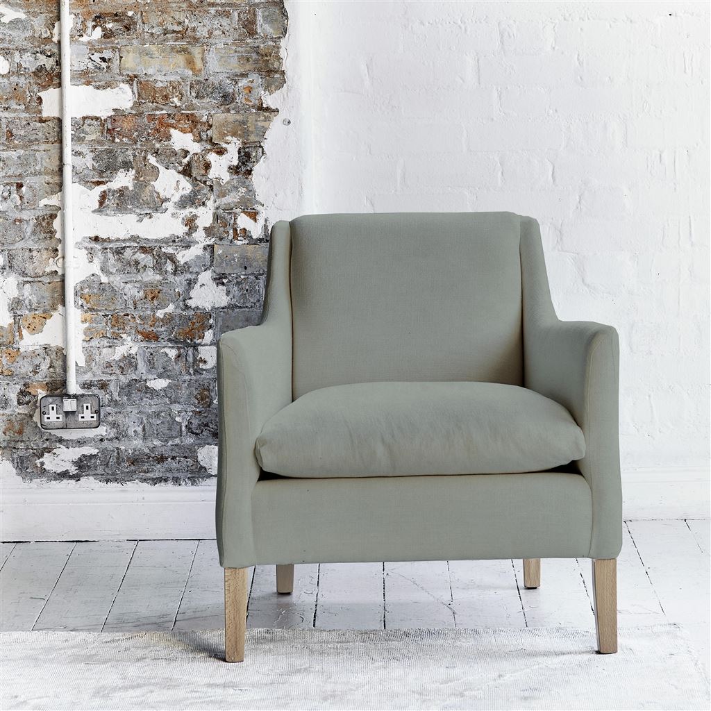 Milan Chair - Cassia - Zinc - Beech Leg