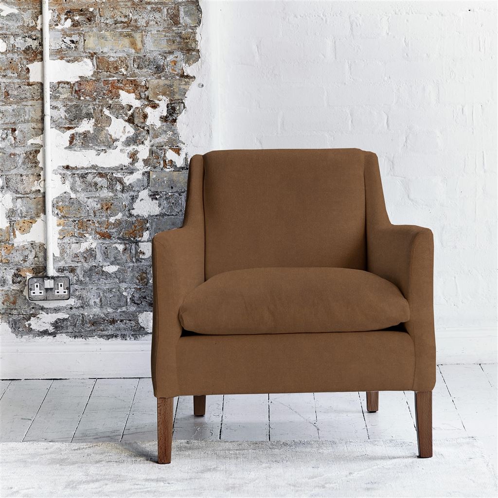 Milan Chair - Cassia - Hazel - Walnut Leg