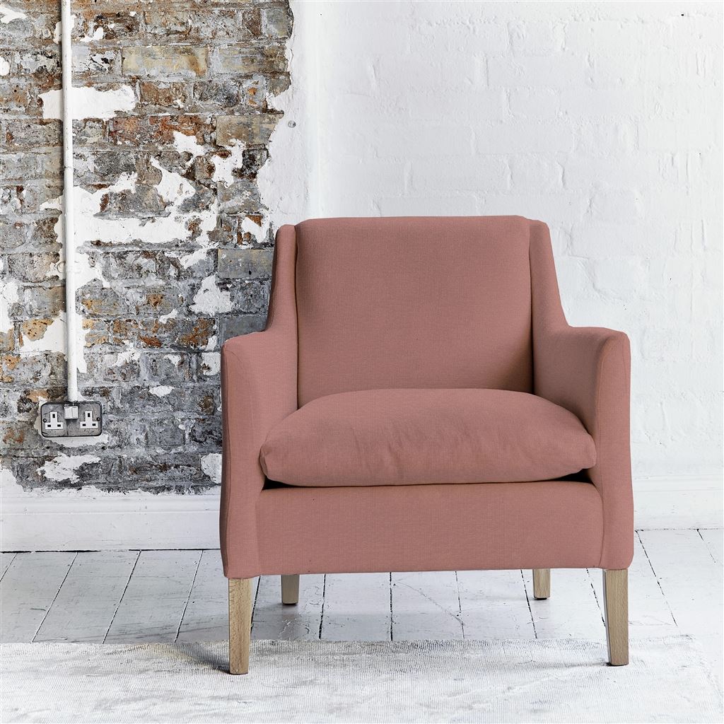 Milan Chair - Tarazona - Rose - Beech Leg