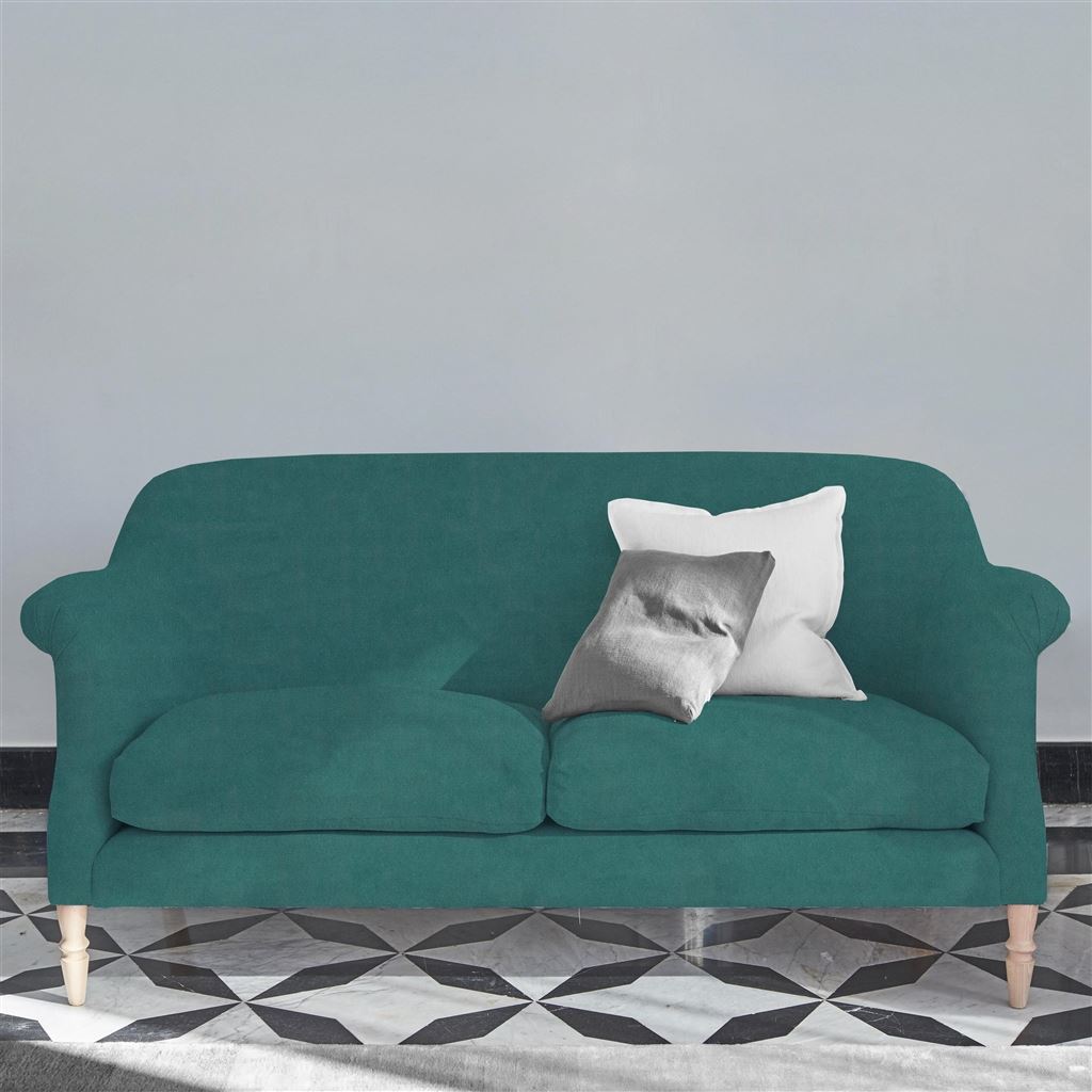 Paris 2.5 Seat Sofa - Cassia - Azure - Beech Leg